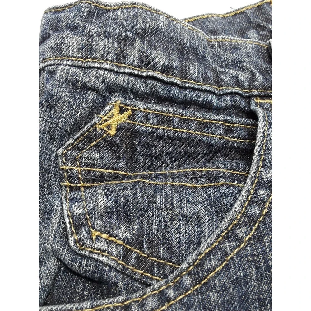 Wrangler Blue Jeans Boys Sz 16 Regular Classic Straight Leg Adjustable Waist